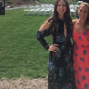 Ankle-length Floral Dress from Revolve